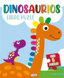 SALDAÑA Libro Puzle Dinosaurios