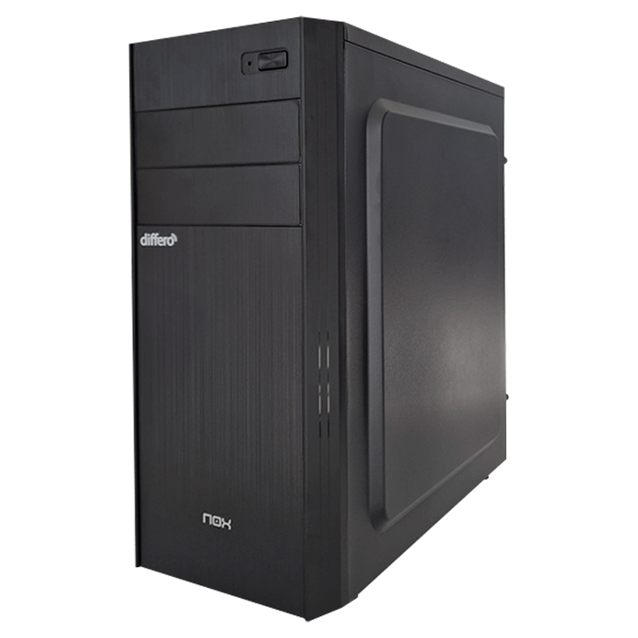 Differo PC NXLITE010 Intel Core i5-12400 16GB RAM SSD 500GB NVMe Windows 11 Home Negro Midi Tower Differo PC NXLITE010 Intel Core i5-12400 16GB RAM SSD 500GB NVMe Windows 11 Home Negro Midi Tower