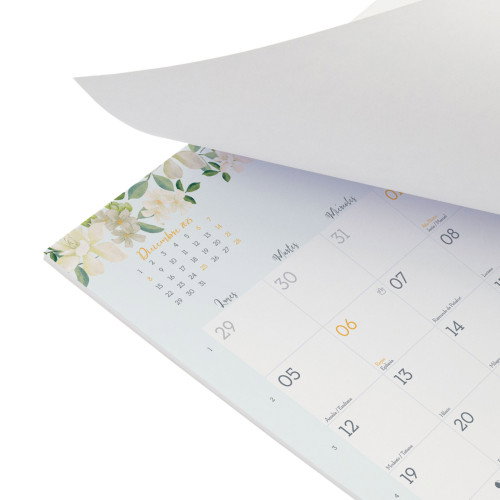 Calendario (2026) Finocam Pared Design Bloc Iman Mensual Para Escribir 250X200