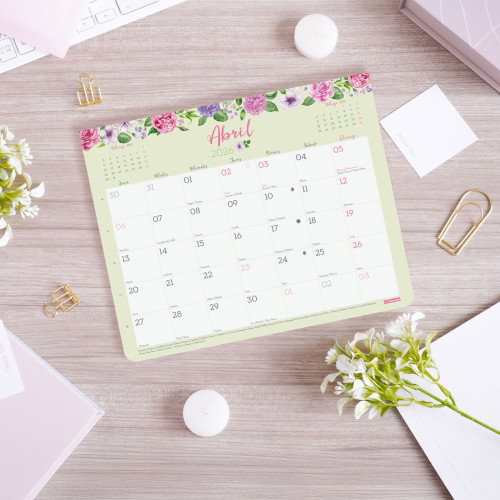 Calendario (2026) Finocam Pared Design Bloc Iman Mensual Para Escribir 250X200