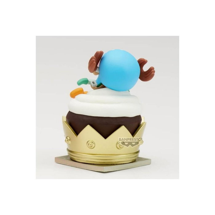 Banpresto Figura One Piece Paldolce Collection Tony Tony Chopper 6 cm PVC Pre-pintado Sentado con Guitarra Musical