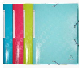 Carpeta De Gomas Y Solapas Exacompta 1928 Maxi Capacity Cartulina Ilustrada Pocket 12X16 Surtido (4 Col.) (Set de 20)