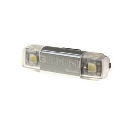 Moon Luz Delantera Gemini con 2 LEDs y 80 Lúmenes Recargable IPX4