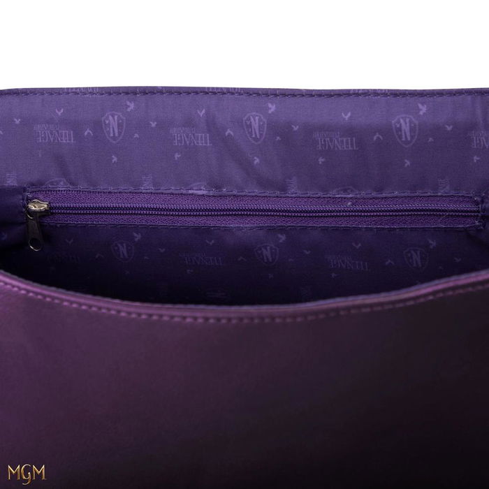 Cinereplicas Mochila Oficial Nevermore Academy, Morado, 32 x 24 x 14 cm