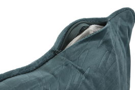 DKD Home Decor Cojin Urban Turquesa 8 x 30 x 50 cm Jaquard Poliester