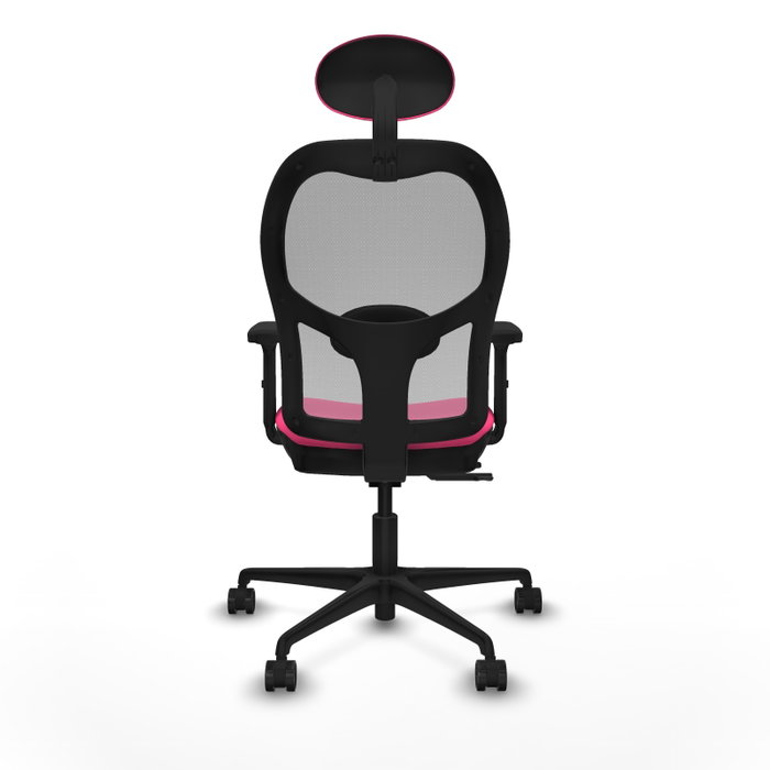 PIQUERAS Y CRESPO Silla de oficina Jorquera Rosa y Gris PIQUERAS Y CRESPO Silla de oficina Jorquera Rosa y Gris
