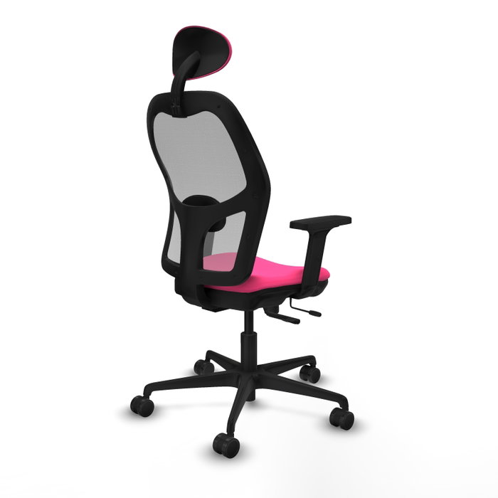 PIQUERAS Y CRESPO Silla de oficina Jorquera Rosa y Gris PIQUERAS Y CRESPO Silla de oficina Jorquera Rosa y Gris