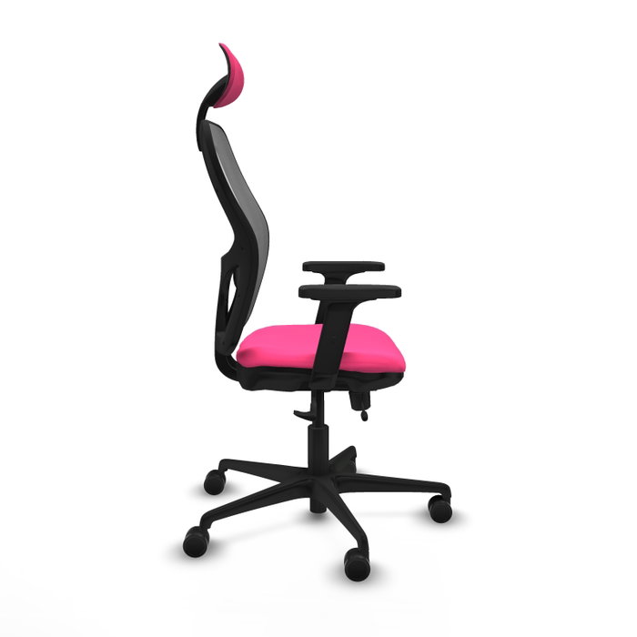PIQUERAS Y CRESPO Silla de oficina Jorquera Rosa y Gris PIQUERAS Y CRESPO Silla de oficina Jorquera Rosa y Gris