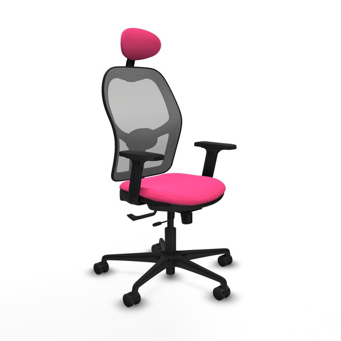 PIQUERAS Y CRESPO Silla de oficina Jorquera Rosa y Gris PIQUERAS Y CRESPO Silla de oficina Jorquera Rosa y Gris