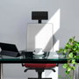 PIQUERAS Y CRESPO Silla de oficina Horna con mecanismo Sincro, Gris oscuro y Negro