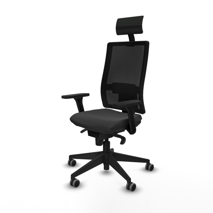 PIQUERAS Y CRESPO Silla de oficina Horna con mecanismo Sincro, Gris oscuro y Negro PIQUERAS Y CRESPO Silla de oficina Horna con mecanismo Sincro, Gris oscuro y Negro