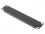Lanberg Tapón para Armarios 10 Pulgadas 1U Negro