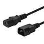 SAVIO Cable de alimentación H03VV-F 3x0,75mm2 IEC C13 hembra a IEC C14 macho