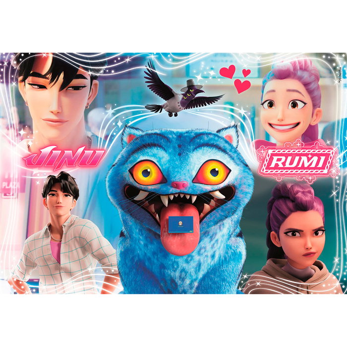 Clementoni Puzzle 104 Piezas K-Pop Demon Hunters 27243, Tamaño 38 x 27 cm, Recomendado +6 Años