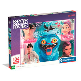 Clementoni Puzzle 104 Piezas K-Pop Demon Hunters 27243, Tamaño 38 x 27 cm, Recomendado +6 Años