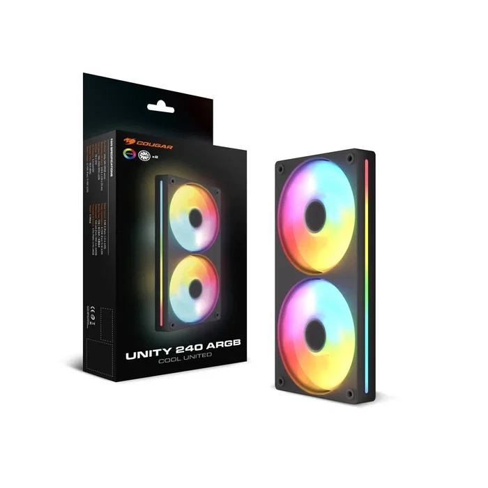 Cougar Forward Unity240-FB CF-UN240FB-RGB 240 ARGB PWM Negro