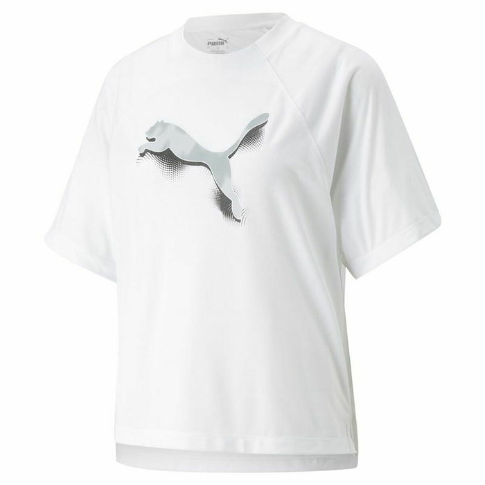 Camiseta de Manga Corta Mujer Puma Modernoversi Blanco Camiseta de Manga Corta Mujer Puma Modernoversi Blanco