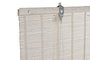 DKD Home Decor Estor Blanco Bambú y Poliéster Enrollable 2 x 175 x 60 cm