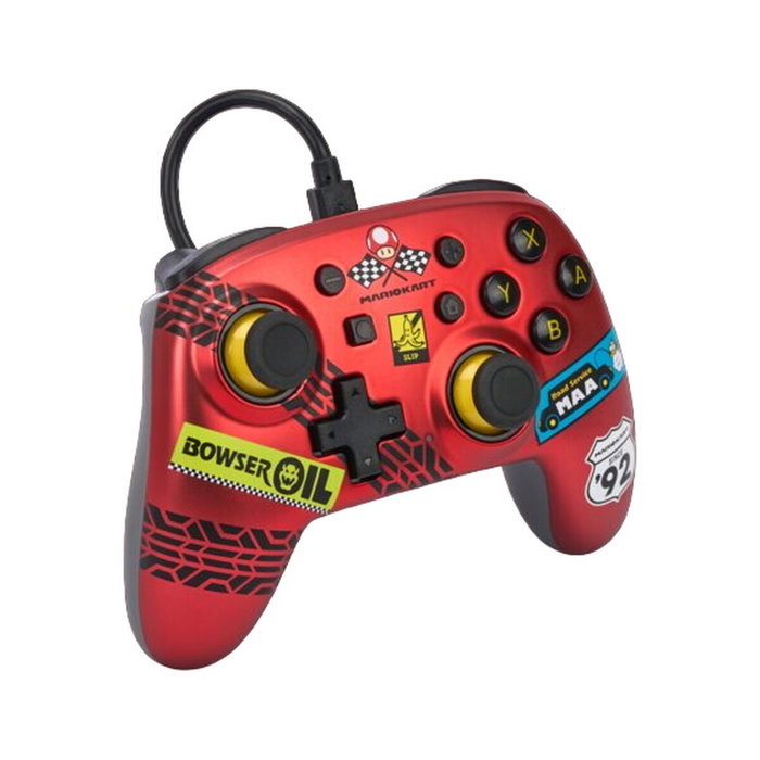 PowerA Mando con Cable Nano para Nintendo Switch Mario Kart Racer Red