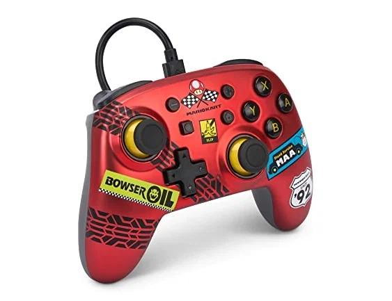 Power A Nano Wired Controller Mario Kart: Racer Red