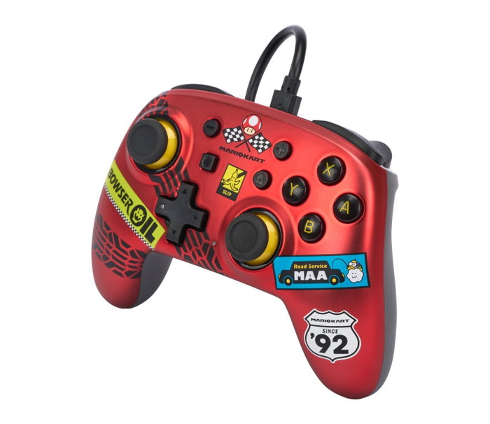 PowerA Mando con Cable Nano para Nintendo Switch Mario Kart Racer Red