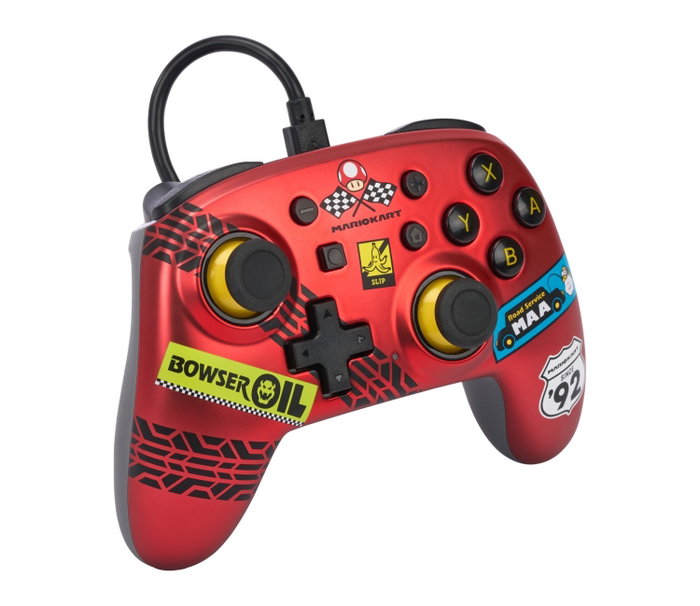 PowerA Mando con Cable Nano para Nintendo Switch Mario Kart Racer Red