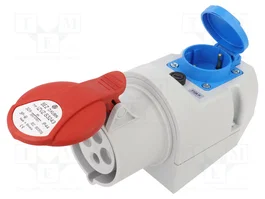 SEZ DK IZVZ-S 3243 Conector de alimentación AC trifásico 32A 4P 400V