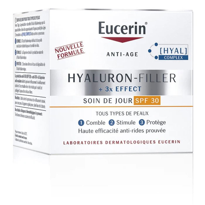 Eucerin Hyaluron-Filler + 3X Effect Soin De Jour SPF 30 50ml Eucerin Hyaluron-Filler + 3X Effect Soin De Jour SPF 30 50ml