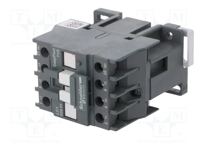 SCHNEIDER ELECTRIC Contactor Easy TeSys LC1E0901M5 9A 220VAC