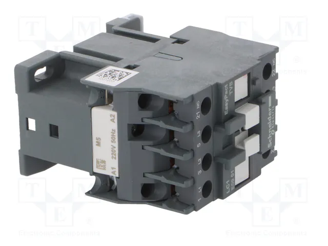 SCHNEIDER ELECTRIC Contactor Easy TeSys LC1E0901M5 9A 220VAC