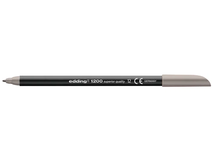 Edding Rotulador 1200 Gris Punta Redonda