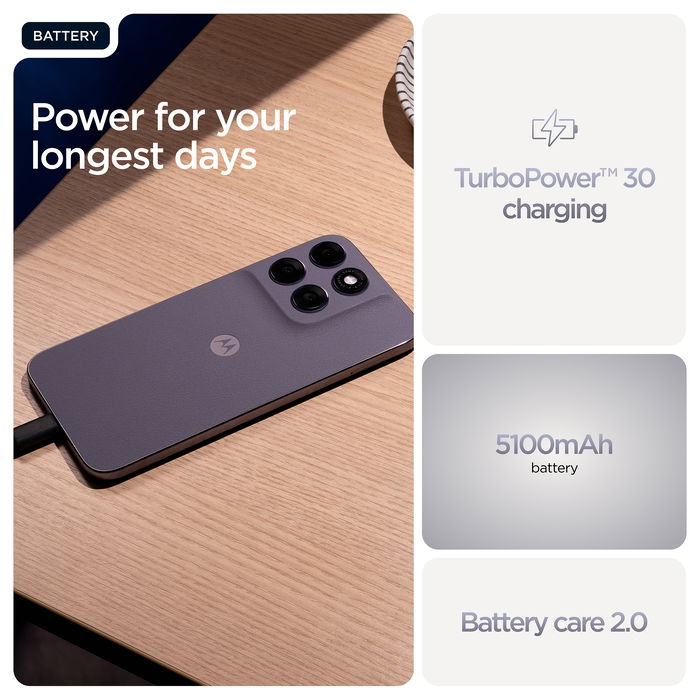 Motorola Moto G67 5G Smartphone, 6.8" Extreme AMOLED 120Hz, 4+8GB RAM, 128GB, Cámara 50+8MP, Android 16.0, Gris (PANTONE Arctic Seal) Motorola Moto G67 5G Smartphone, 6.8" Extreme AMOLED 120Hz, 4+8GB RAM, 128GB, Cámara 50+8MP, Android 16.0, Gris (PANTONE Arctic Seal)