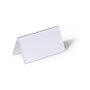 Durable 805119 Placas de identificación de mesa 52x100mm Transparente
