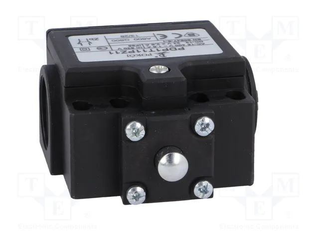 POKÓJ Interruptor de fin de carrera con espárrago de Ø8mm, NO + NC, 10A