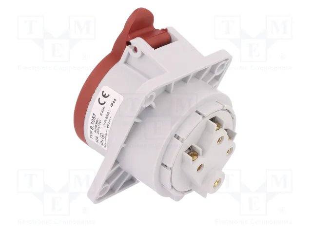 PAWBOL Conector de alimentación AC trifásico 32A 400V 4 pines PAWBOL Conector de alimentación AC trifásico 32A 400V 4 pines
