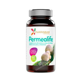 Mundonatural Melena de León Ecológica 60 Cápsulas - Permealife, Suplemento con Vitaminas B1, B2, B6, B12 y Vitamina C para Digestión y Antioxidantes