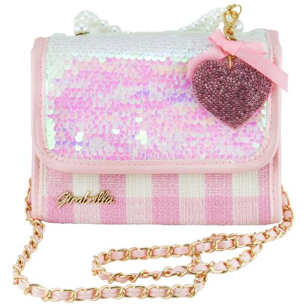 Girabrilla Gio Gio - Bolso reversible de tela con lentejuelas para juegos de mesa y rol, color surtido (16x13x6,5 cm)