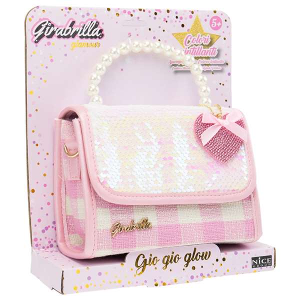 Girabrilla Gio Gio - Bolso reversible de tela con lentejuelas para juegos de mesa y rol, color surtido (16x13x6,5 cm)