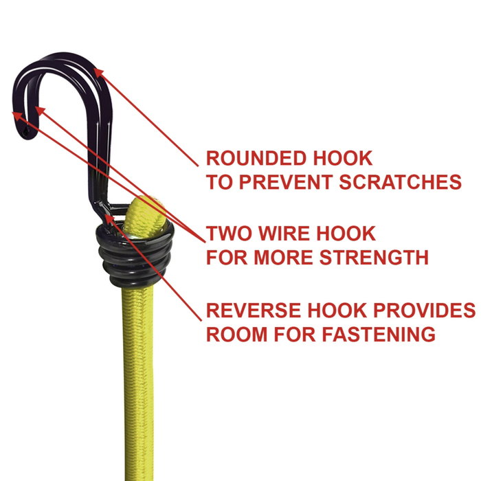 Master Lock Twin Wire Bungee con Ganchos Inversos 3022EURDAT (Pack de 2) Master Lock Twin Wire Bungee con Ganchos Inversos 3022EURDAT (Pack de 2)