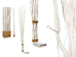 Giftdecor Ramillete Varas Blanco 30 Leds 120 cm (Set de 8)