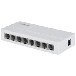Dahua Technology PoE DH-SF1008L switch No administrado Fast Ethernet (10/100) Energía sobre Ethernet (PoE) Escritorio Gris claro