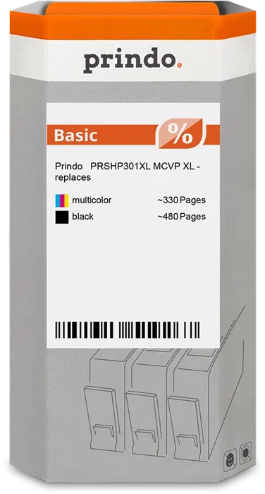 Prindo Basic XL Multipack negro y varios colores Prindo Basic XL Multipack negro y varios colores