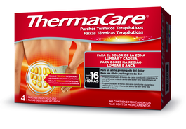 Thermacare Parche Térmico para Dolor Lumbar y Cadera - 4 Unidades