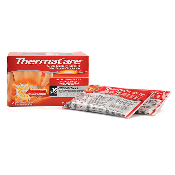 Thermacare Parche Térmico Terapéutico para Dolor Lumbar y Cadera - 4 Parches Thermacare Parche Térmico Terapéutico para Dolor Lumbar y Cadera - 4 Parches