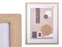 GIFTDECOR Portafotos de Pared Madera Paspartú 30x40cm Natural
