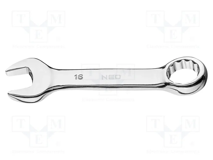 NEO TOOLS Llave plana-estriada bilateral de 16mm NEO TOOLS Llave plana-estriada bilateral de 16mm