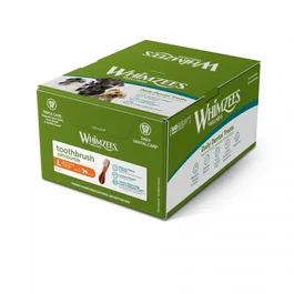 Whimzees Golosina Dental para Perros Toothbrush L - 30 Piezas, Snack Natural para Higiene Oral, Perros 18-27 kg