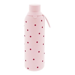 AUREA Botella térmica Petite Dots pink con interior cerámico de 750 ml