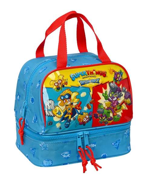 Safta Portameriendas Superthings Rescue Force Azul