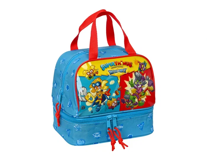 Safta Portameriendas Superthings Rescue Force Azul